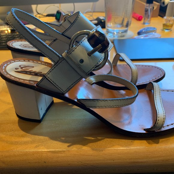 Gucci Block Heel Sandals in Mystic White - Picture 3 of 3